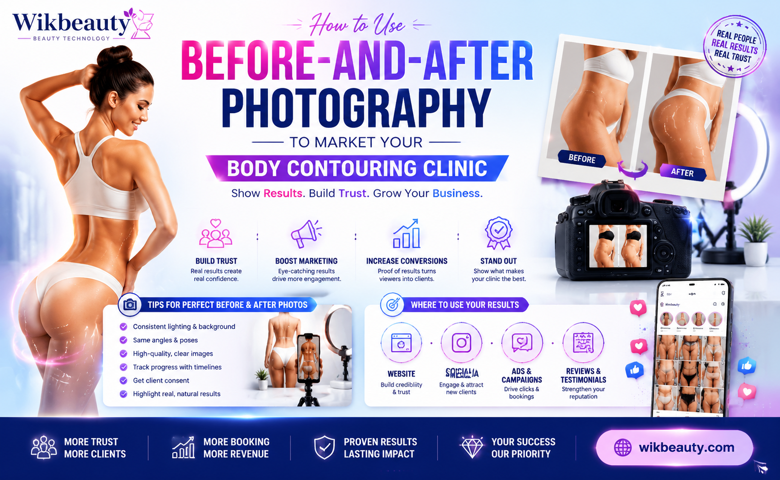 How to Use Before-and-After Photography to Market Your Body Contouring Clinic