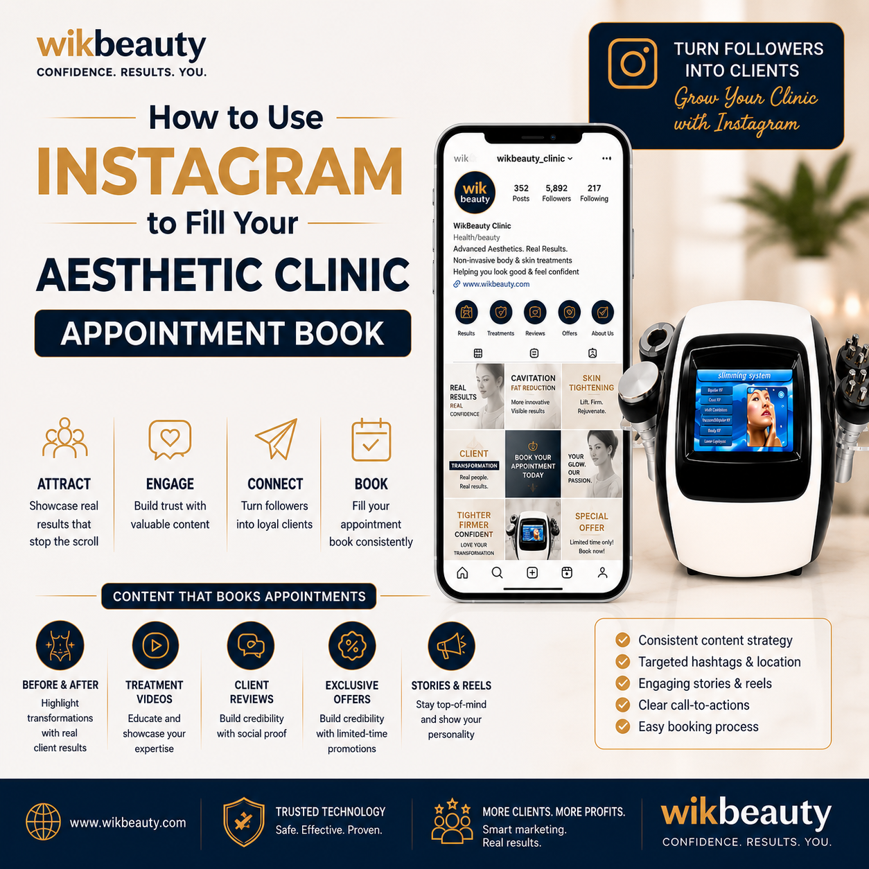 How to Use Instagram to Fill Your Aesthetic Clinic Appointment Book