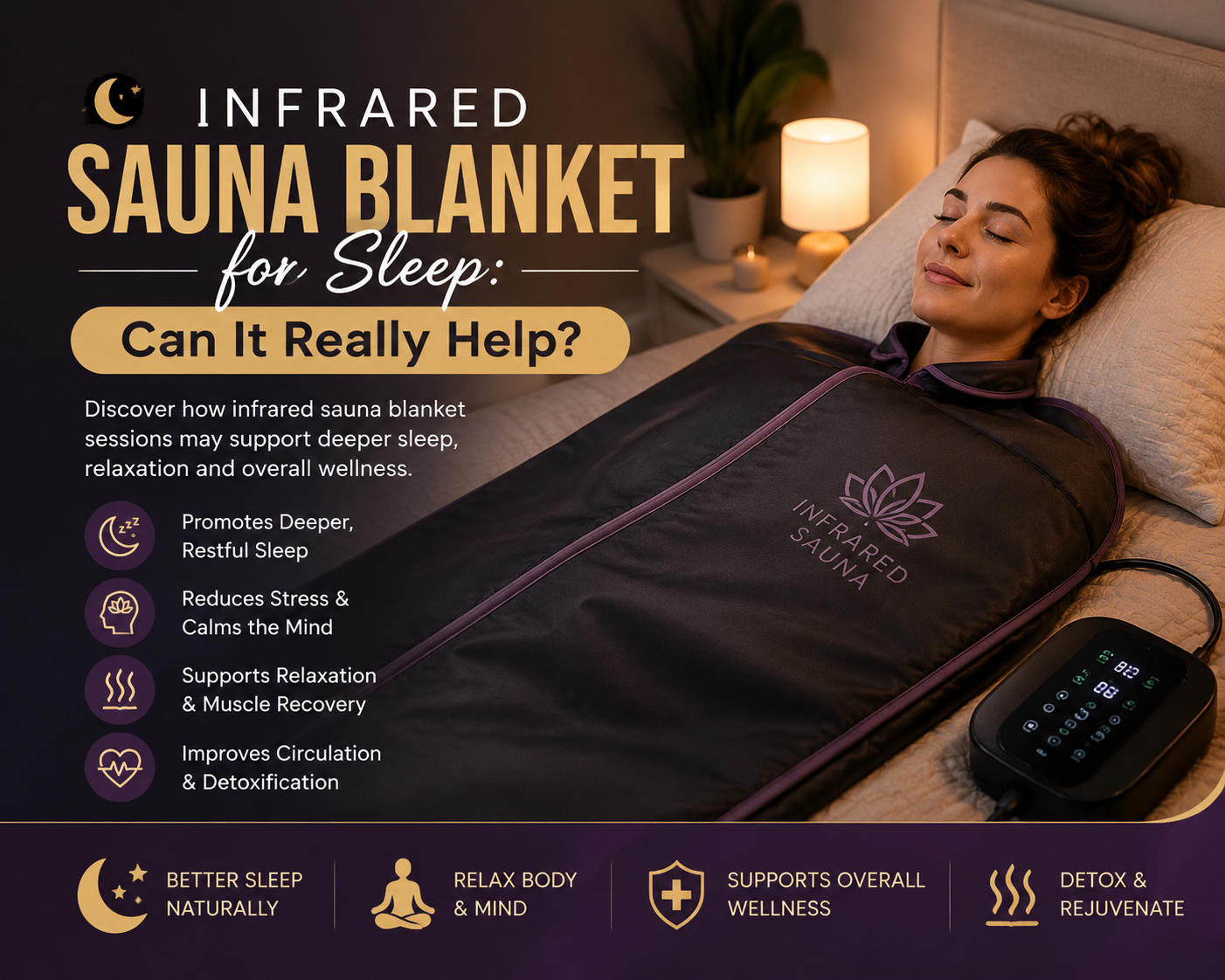 Infrared Sauna Blanket for Sleep: Can It Really Help?