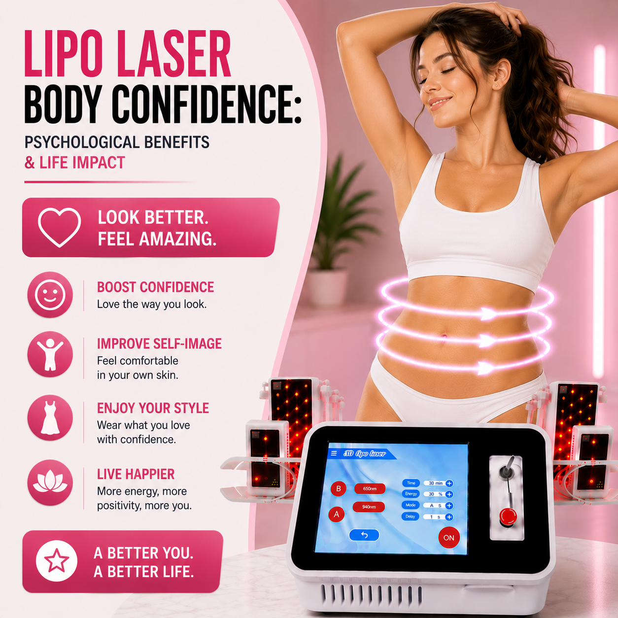 Lipo Laser Body Confidence: Psychological Benefits & Life Impact