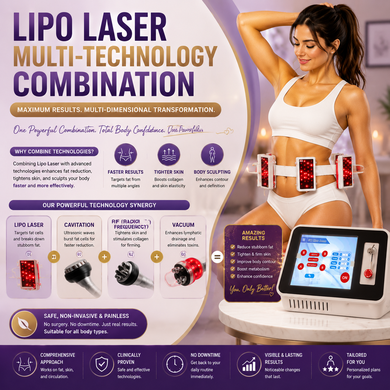 Lipo Laser Multi-Technology Combination