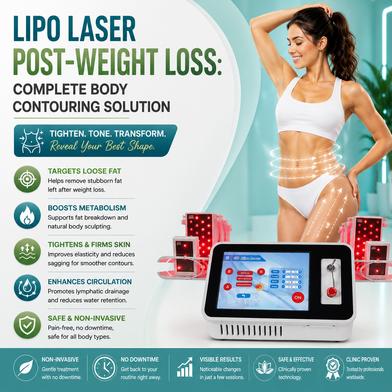 Lipo Laser Post-Weight Loss: Complete Body Contouring Solution