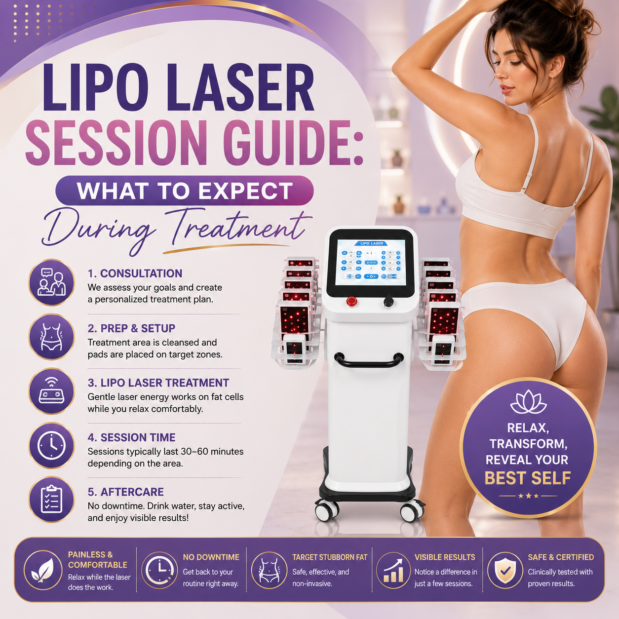 Lipo Laser Session Guide: What to Expect During Treatment