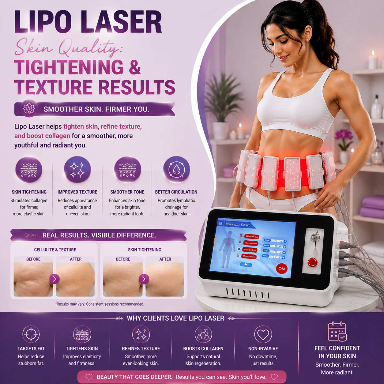 Lipo Laser Skin Quality: Tightening & Texture Results