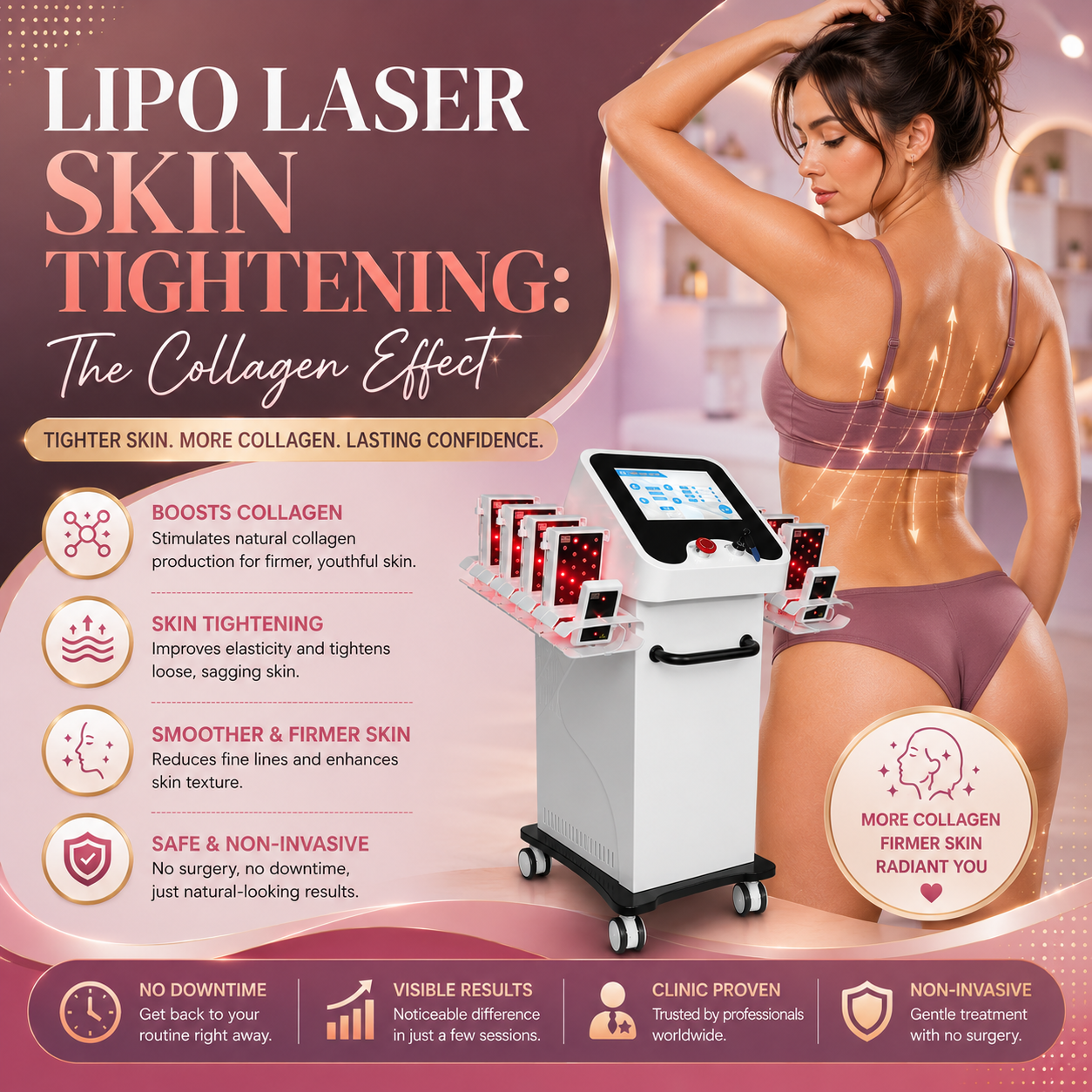 Lipo Laser Skin Tightening: The Collagen Effect
