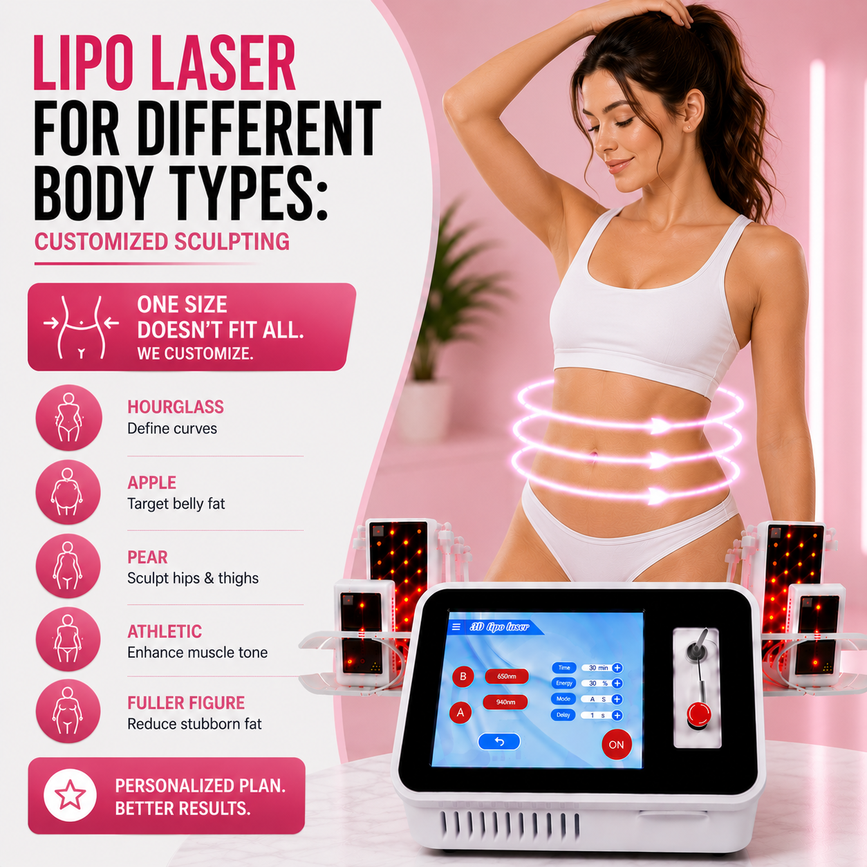Lipo Laser for Different Body Types: Customized Sculpting