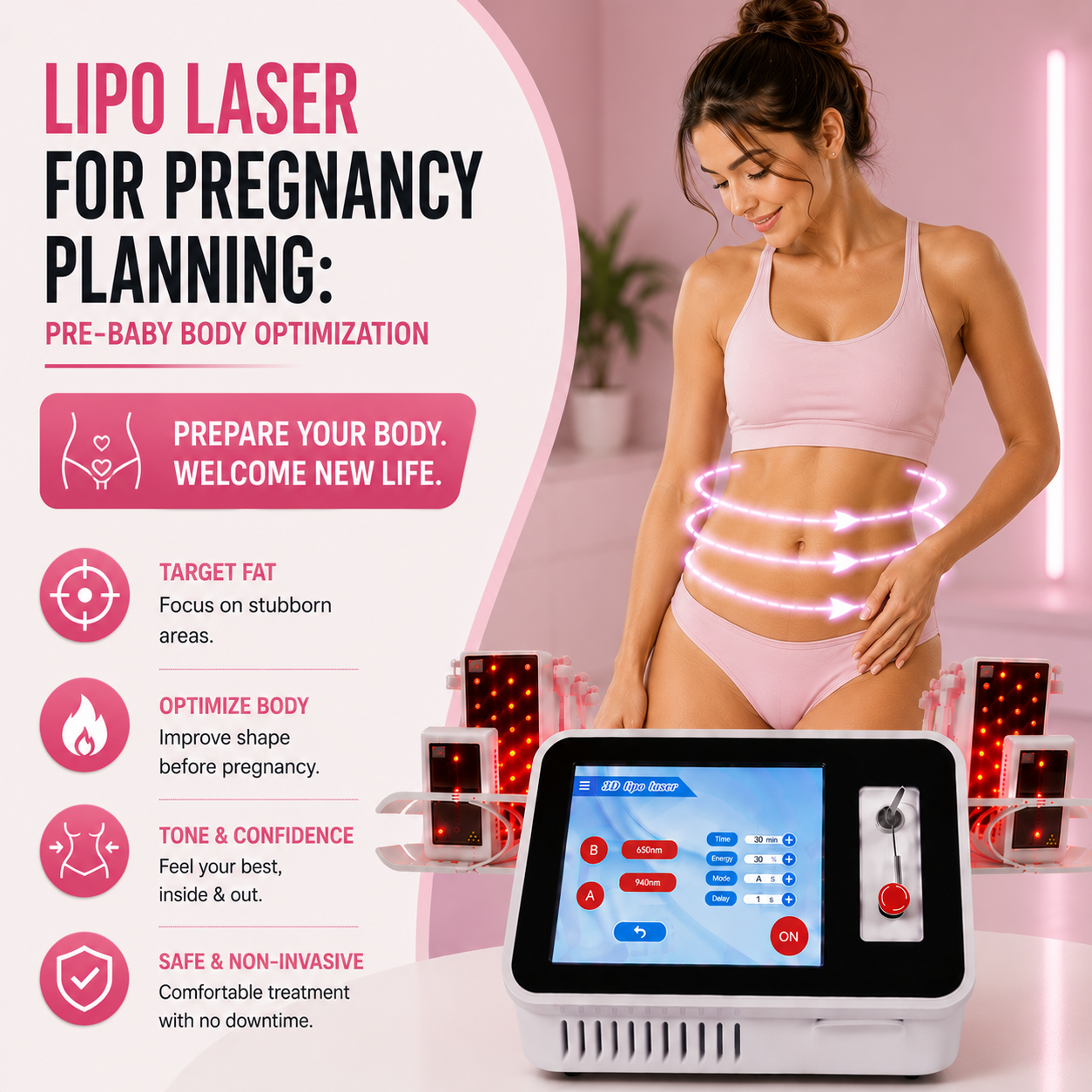 Lipo Laser for Pregnancy Planning: Pre-Baby Body Optimization