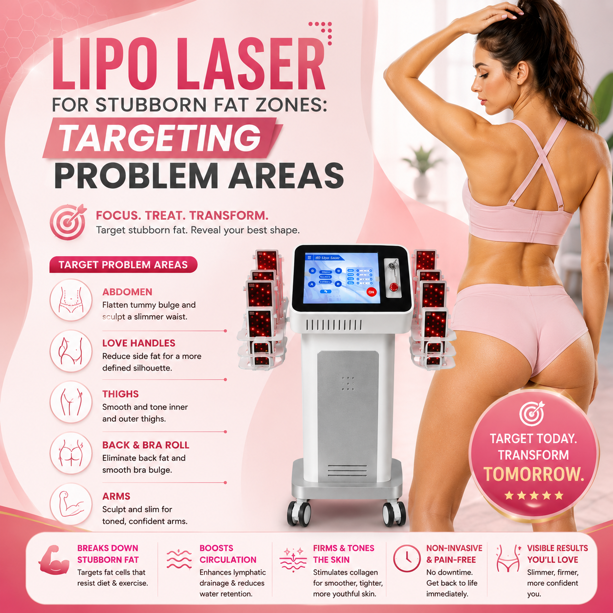 Lipo Laser for Stubborn Fat Zones: Targeting Problem Areas
