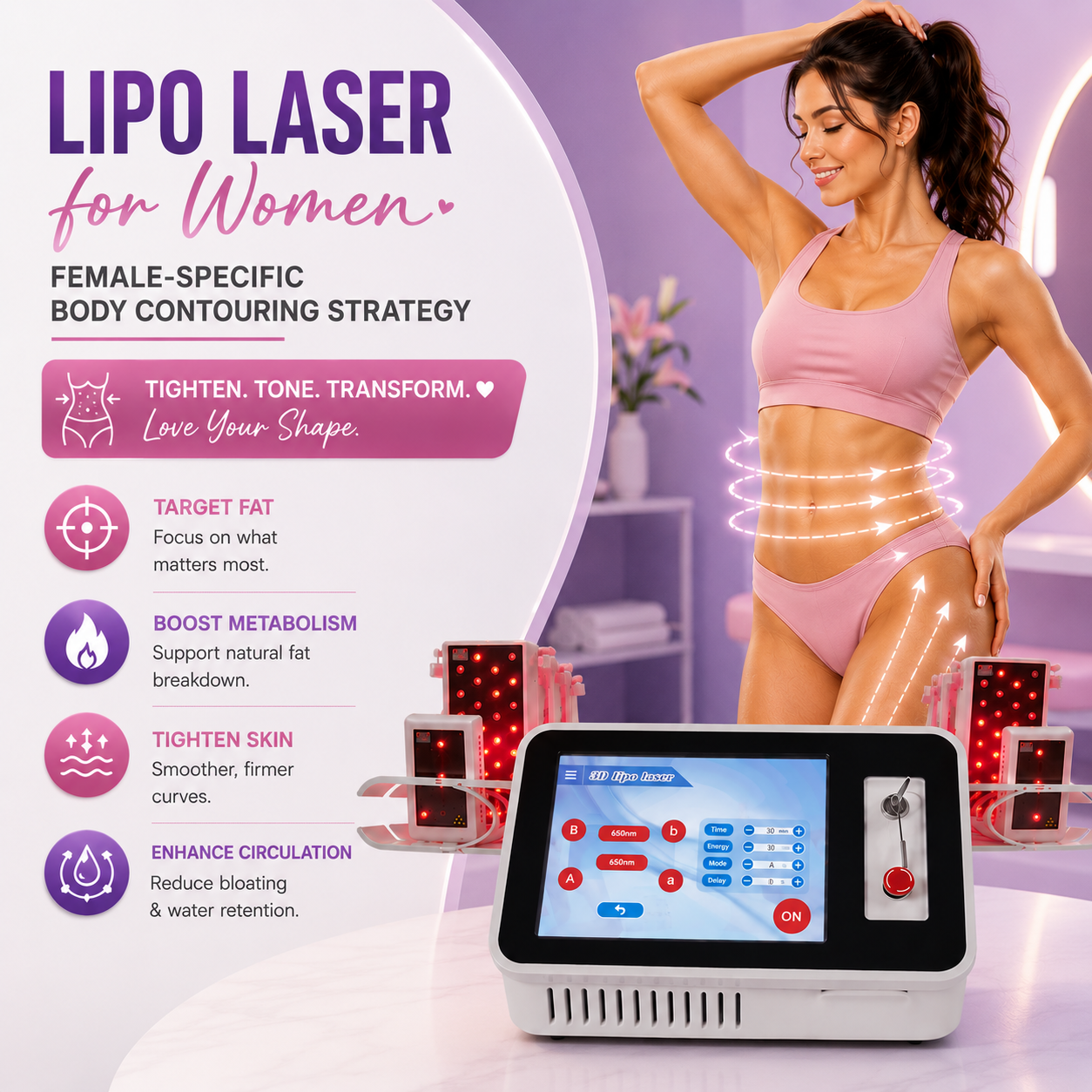 Lipo Laser for Women: Female-Specific Body Contouring Strategy