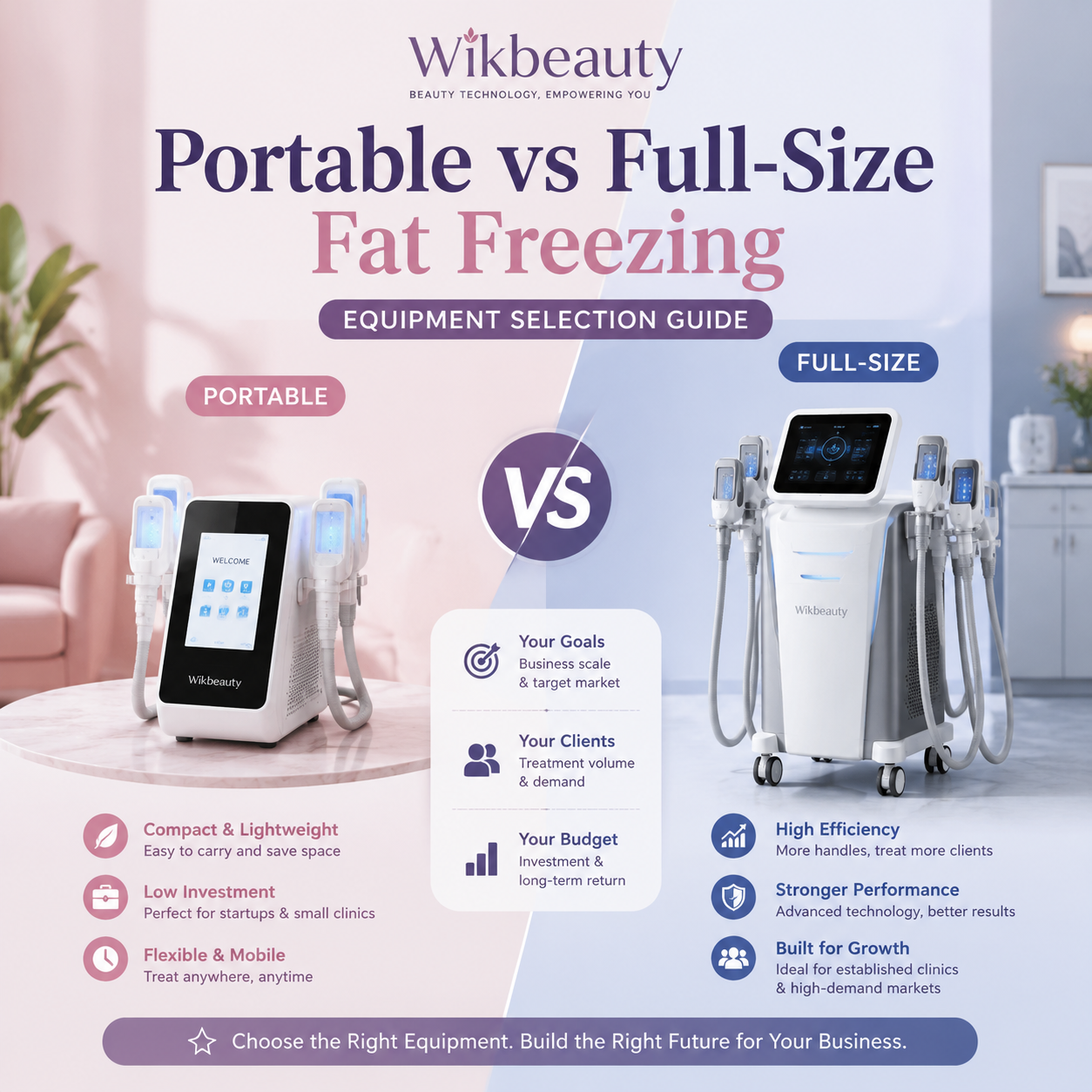 Portable vs Full-Size Fat Freezing - Equipment Selection Guide
