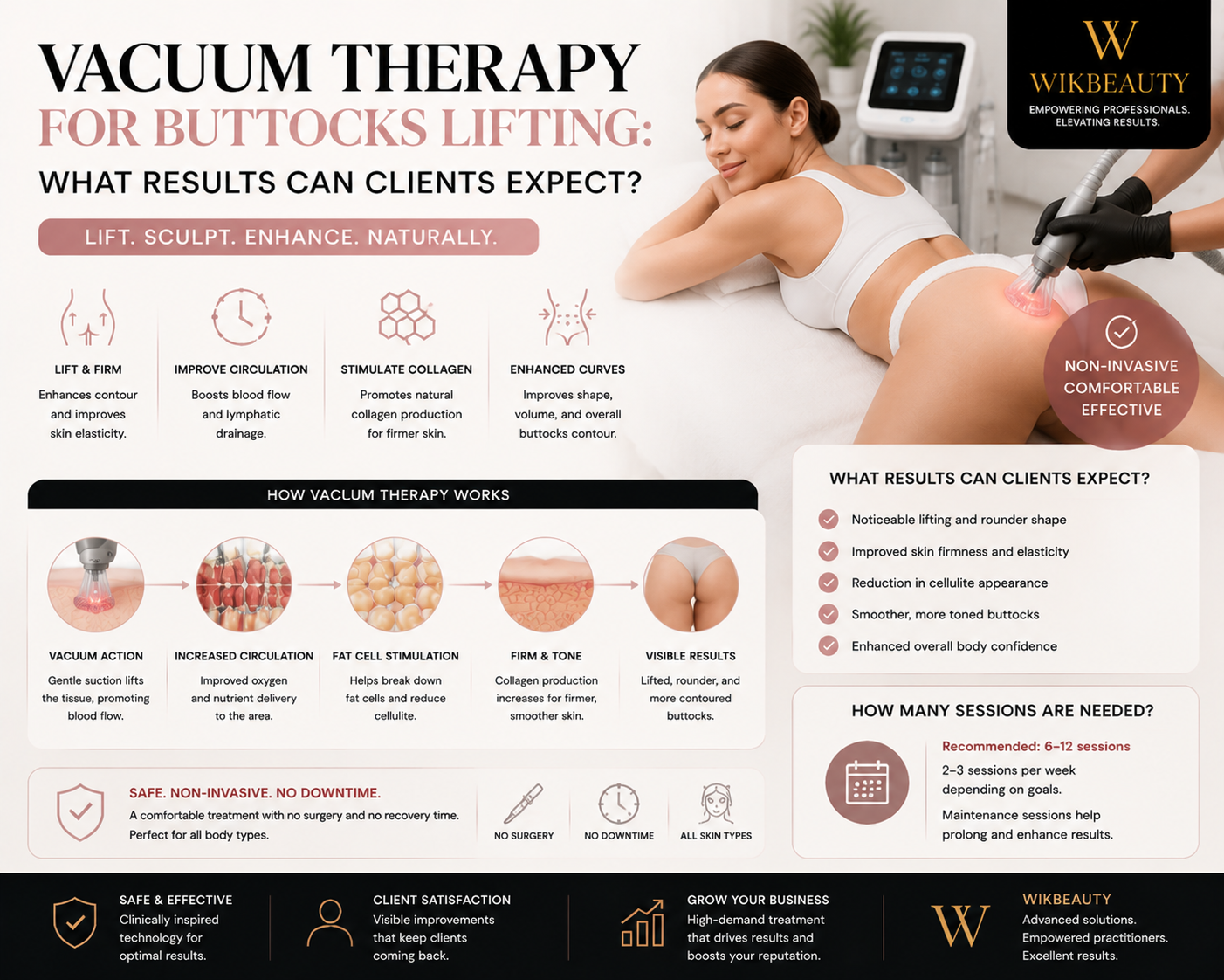 Vacuum Therapy for Buttocks Lifting: What Results Can Clients Expect?