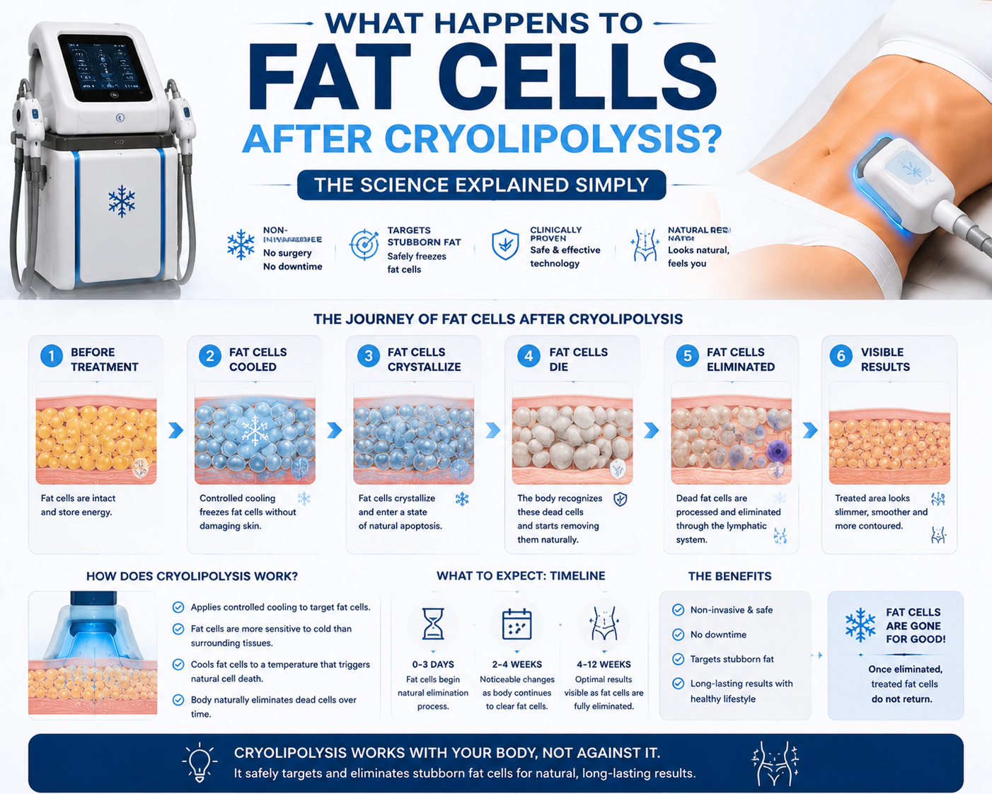 What Happens to Fat Cells After Cryolipolysis? The Science Explained Simply