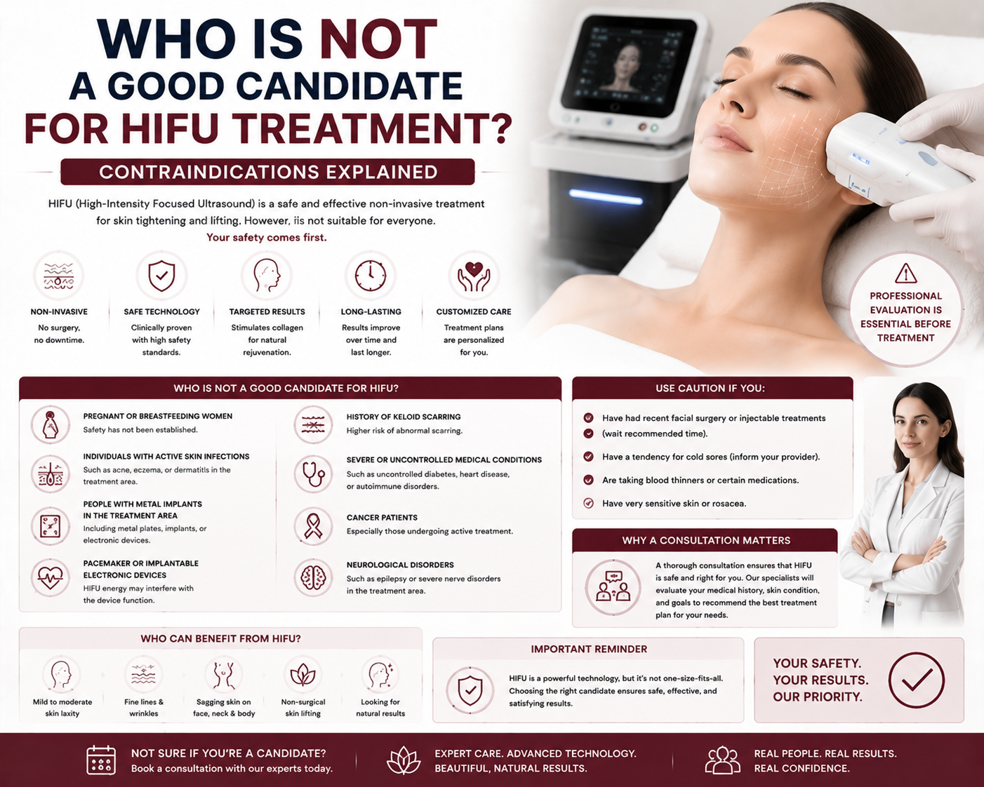 Who Is Not a Good Candidate for HIFU Treatment? Contraindications Explained
