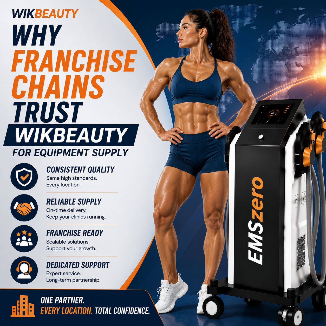 Why Franchise Chains Trust Wikbeauty for Equipment Supply