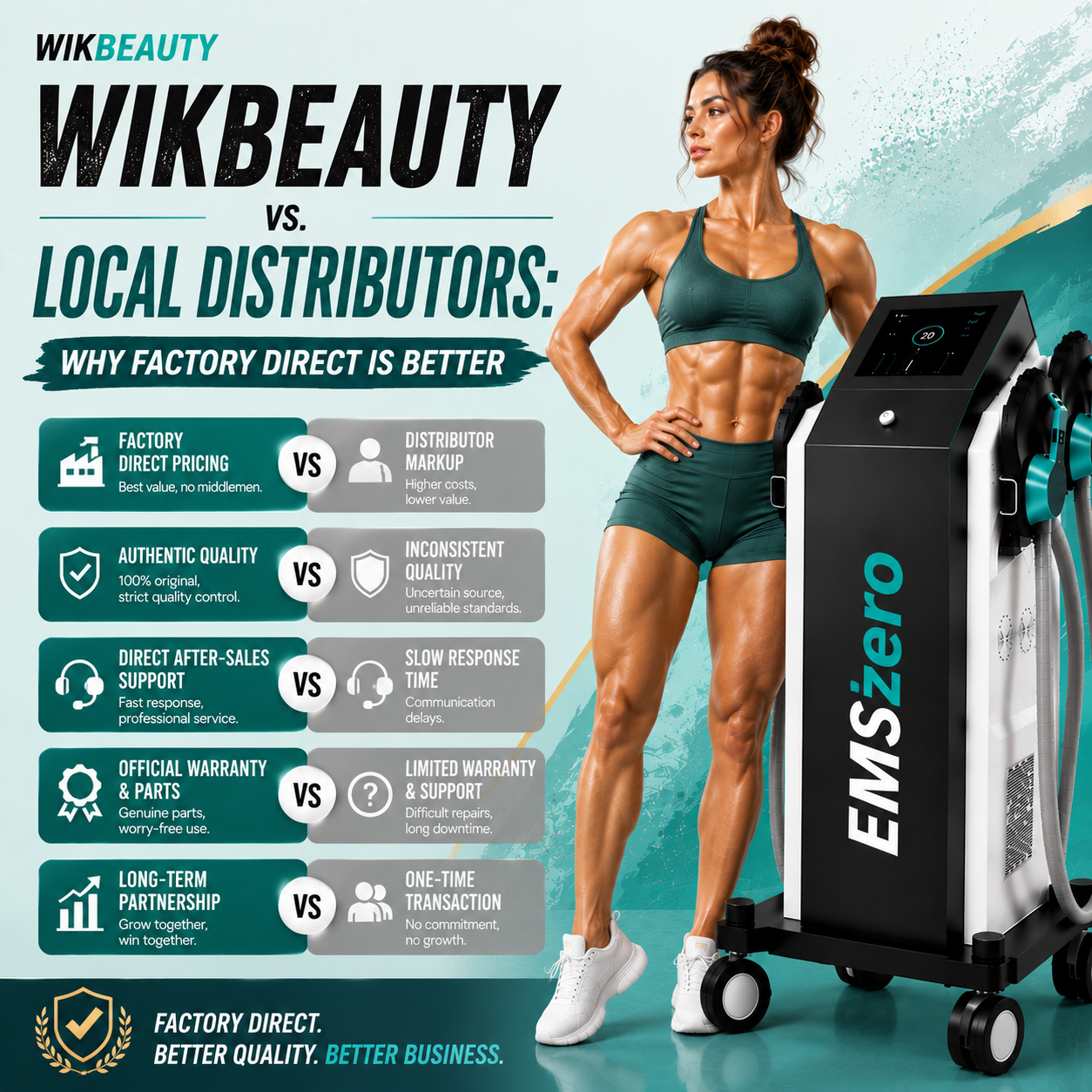 Wikbeauty vs. Local Distributors: Why Factory Direct is Better