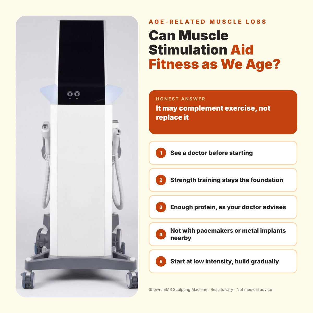 Age-Related Muscle Loss: Can Stimulation Aid Fitness?