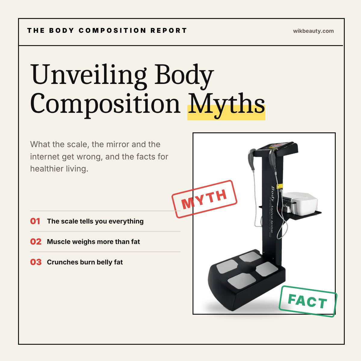 Unveiling Body Composition Myths for Healthier Living