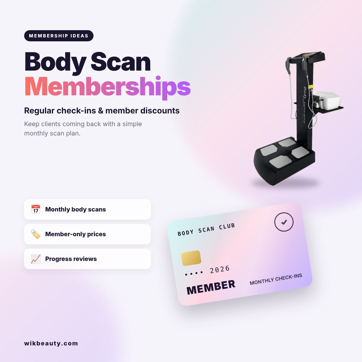Body Scan Memberships: Regular Check-Ins and Member Discounts