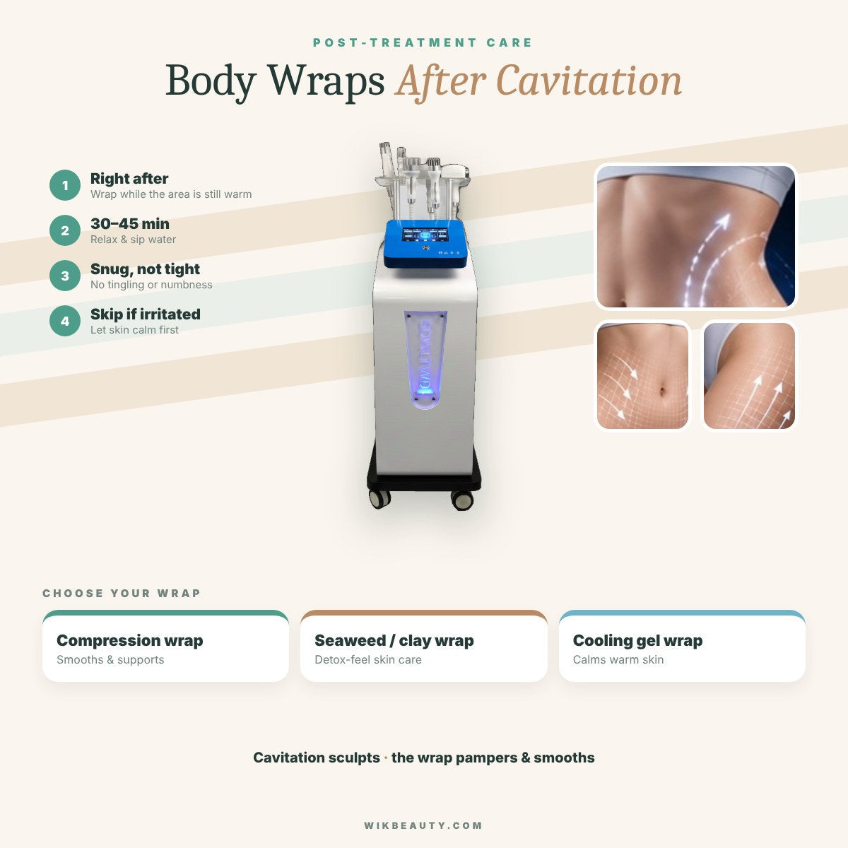 Body Wraps After Cavitation: Enhance Post-Treatment Care