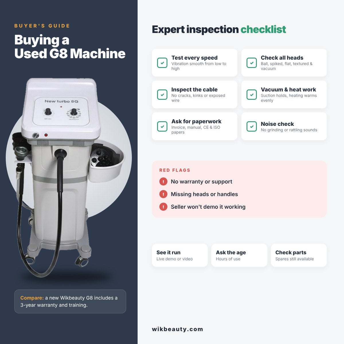 Buying a Used G8 Machine: Expert Guide & Tips