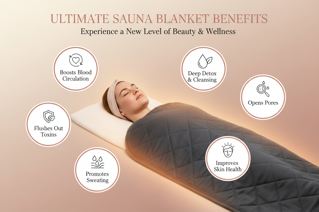 Infrared Sauna Blankets for Skin Health: Can They Help You Look Younger?