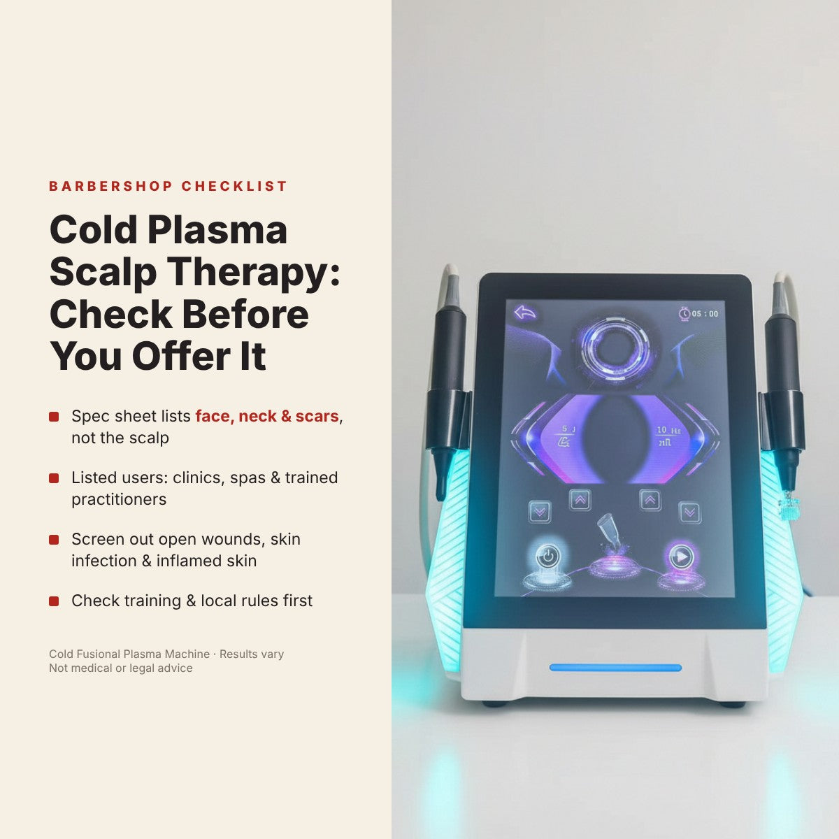 Cold Plasma Scalp Therapy: Elevate Your Barbershop