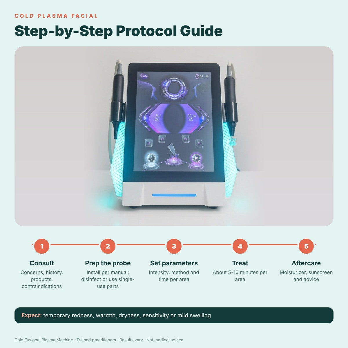 Cold Plasma Facial: Step by Step Protocol Guide