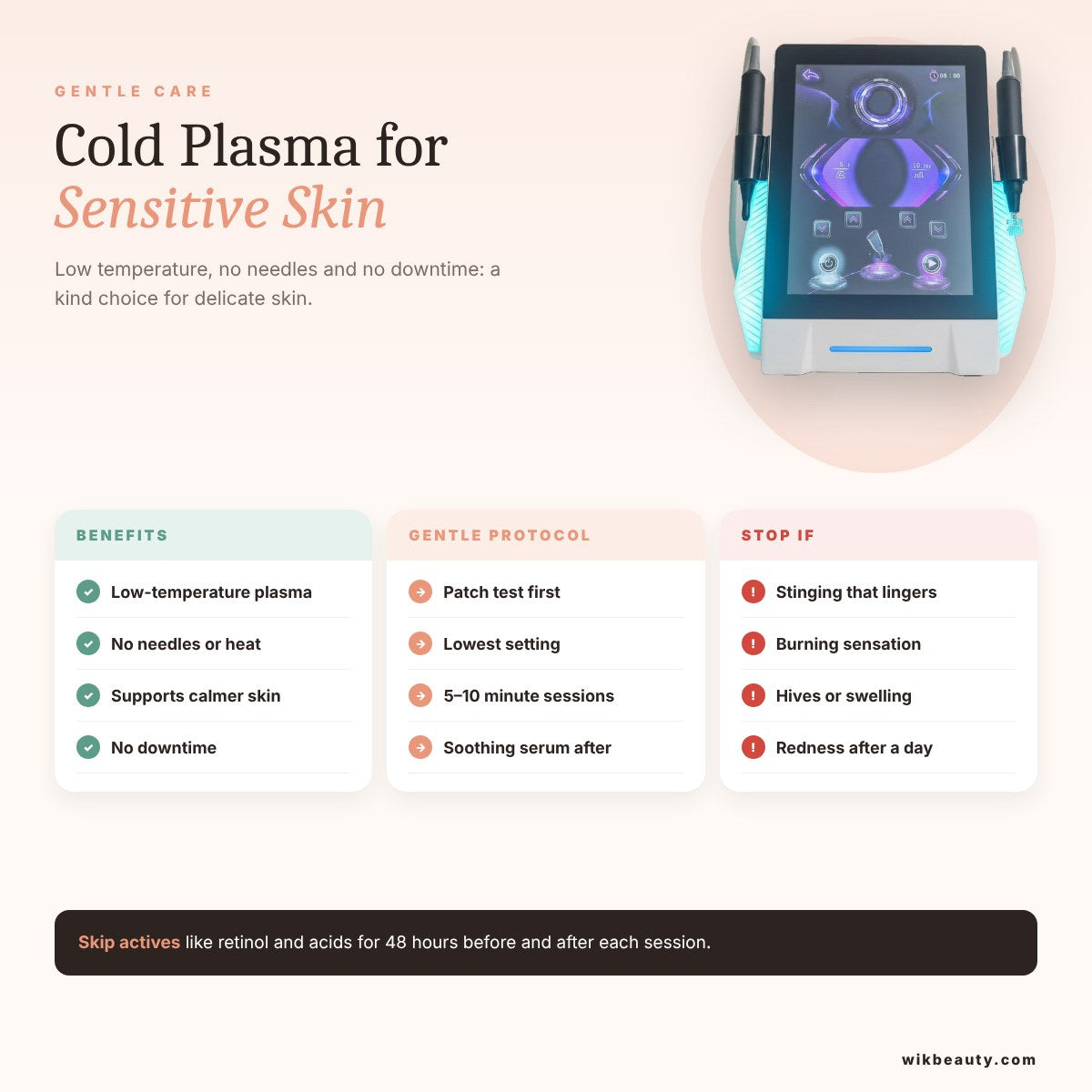 Safe Cold Plasma Therapy for Sensitive Skin: Benefits & Tips