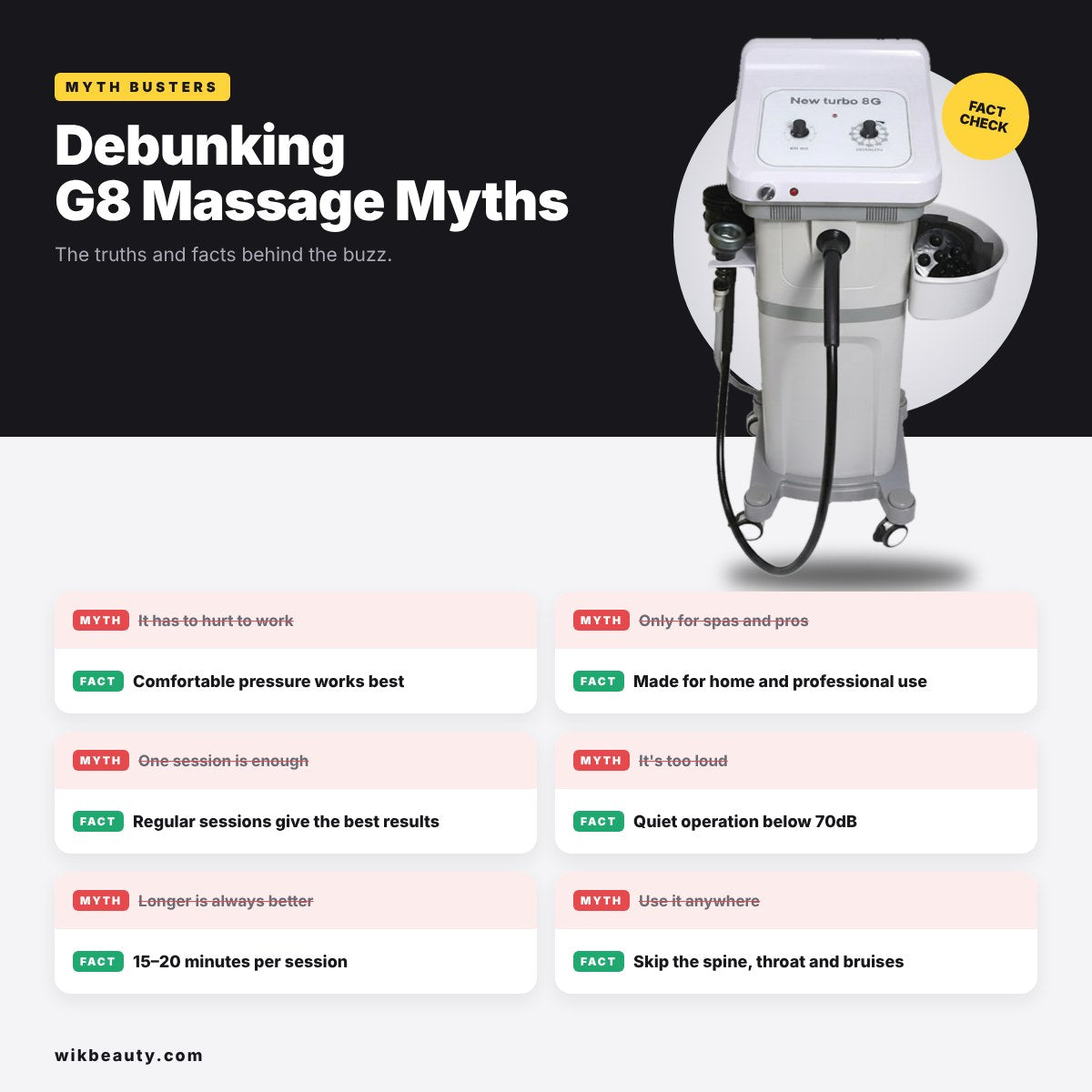 Debunking G8 Massage Myths: Truths & Facts