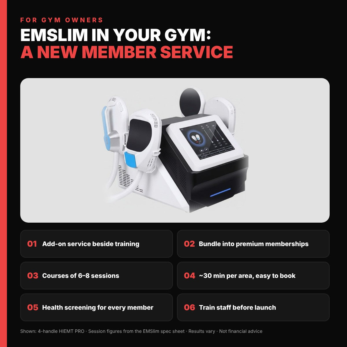 EMSlim for Gym Owners: Boost Fitness Club Innovation