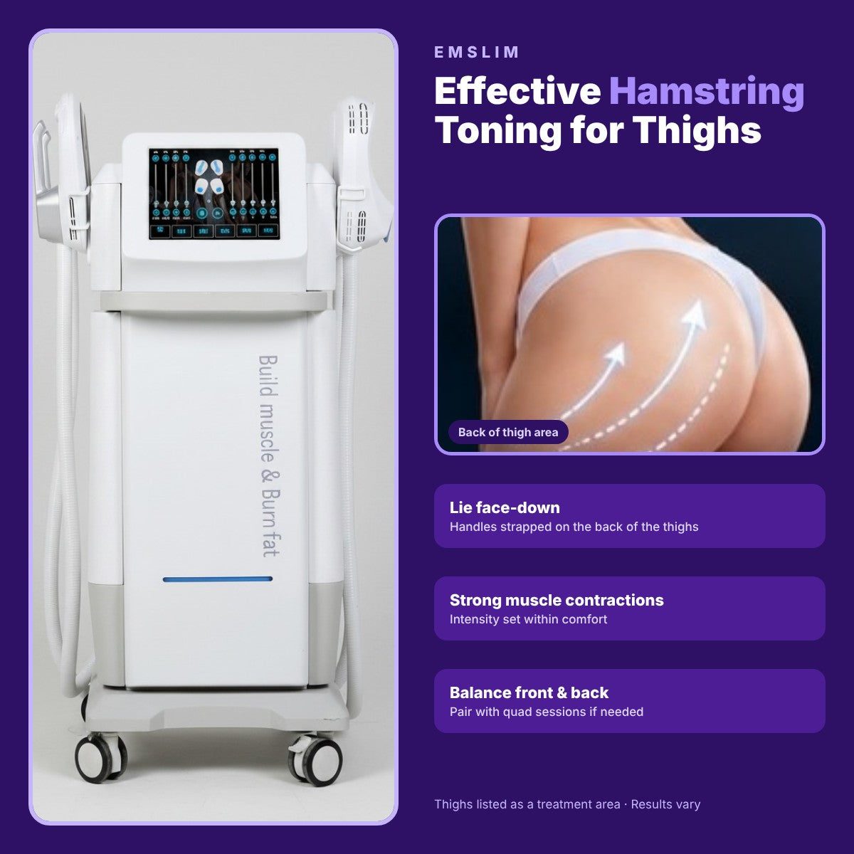 EMSlim: Effective Hamstring Toning for Thighs