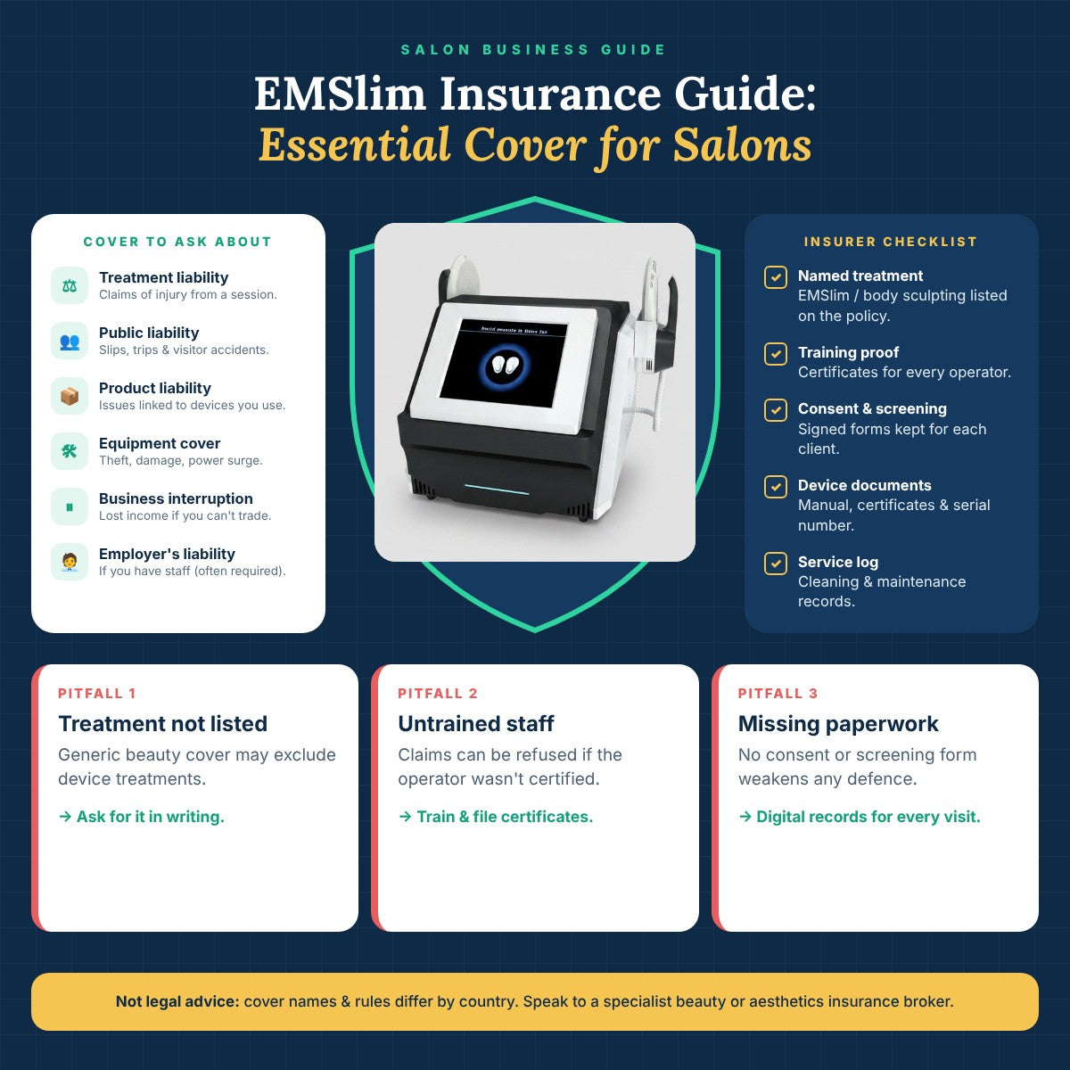 EMSlim Insurance Guide: Essential Cover for Salons