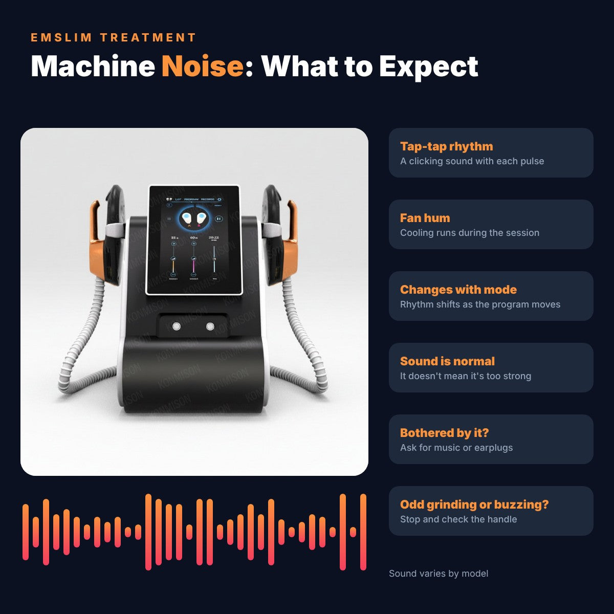 EMSlim Machine Noise: What to Expect During Treatment