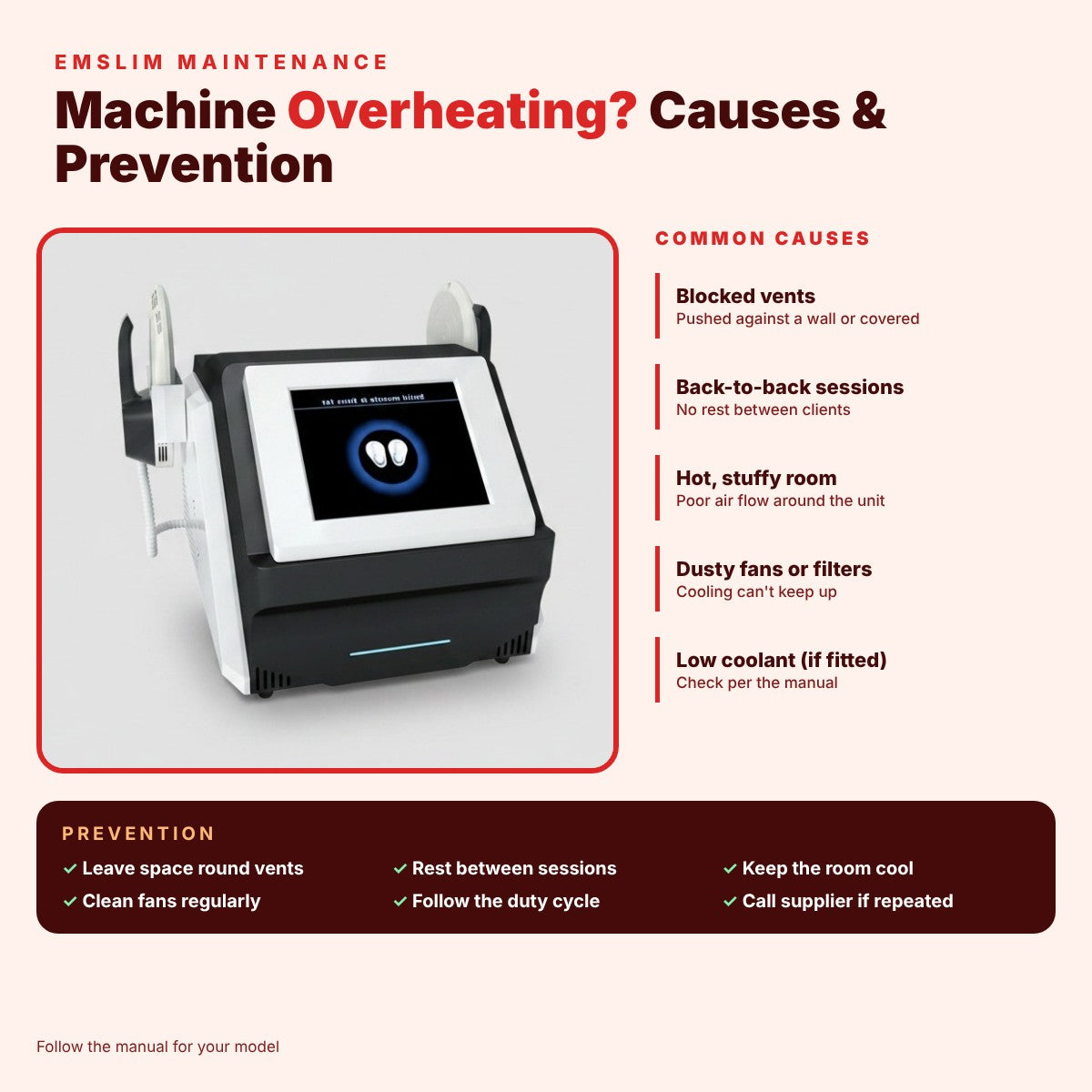 EMSlim Machine Overheating: Causes & Prevention Guide