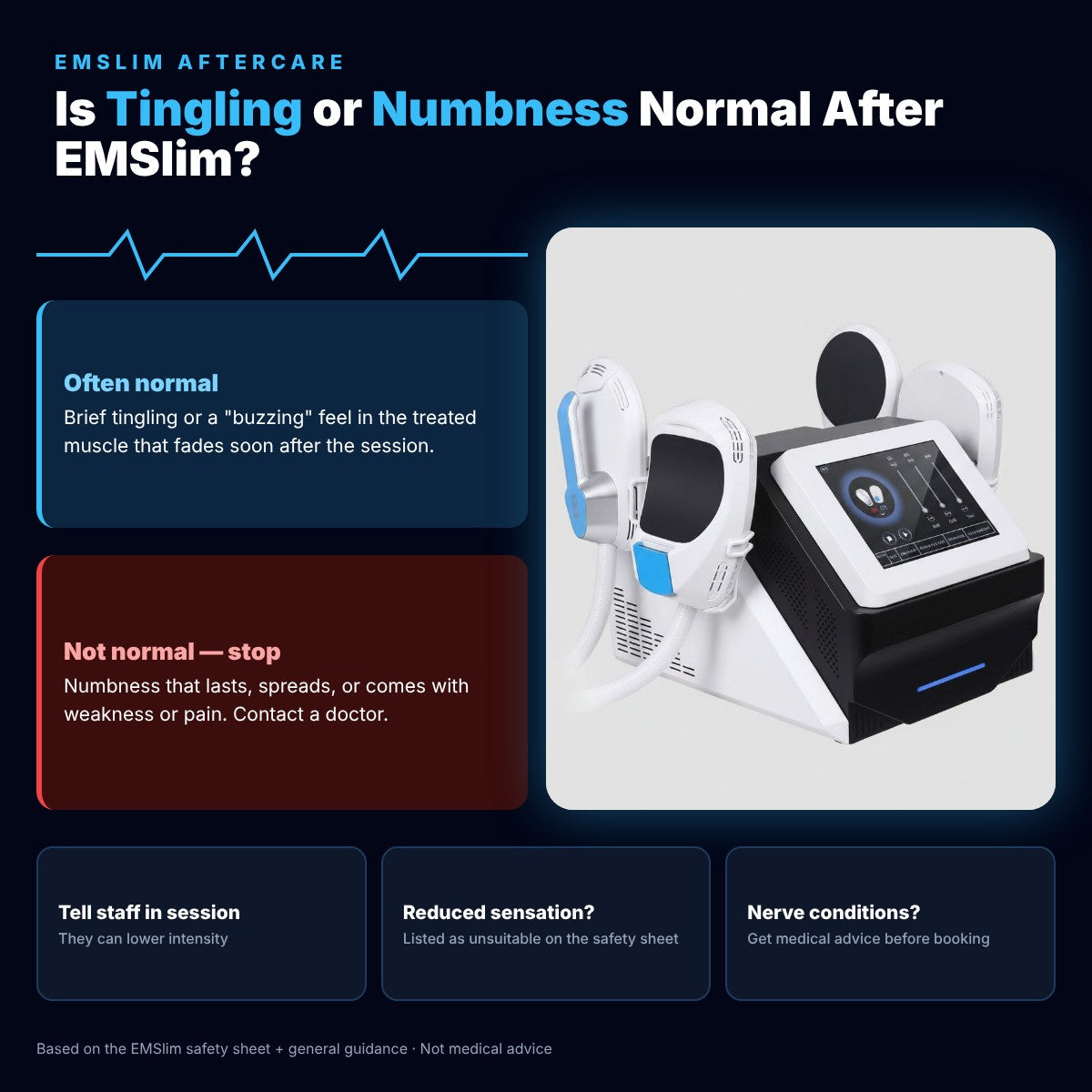 Is Tingling or Numbness Normal After EMSlim? Explained