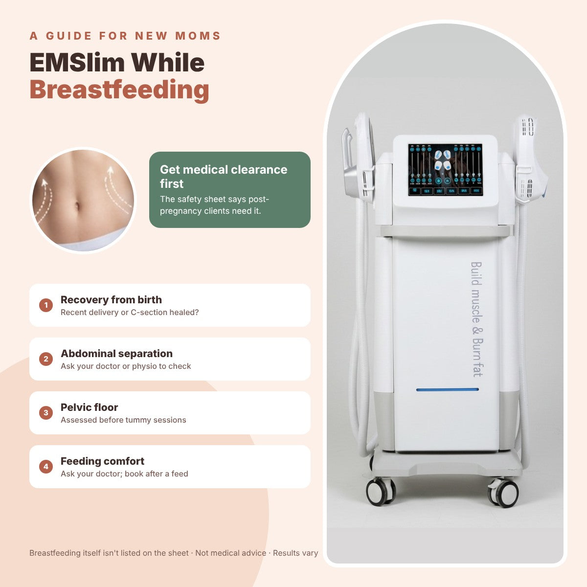 EMSlim While Breastfeeding: A Guide for New Moms
