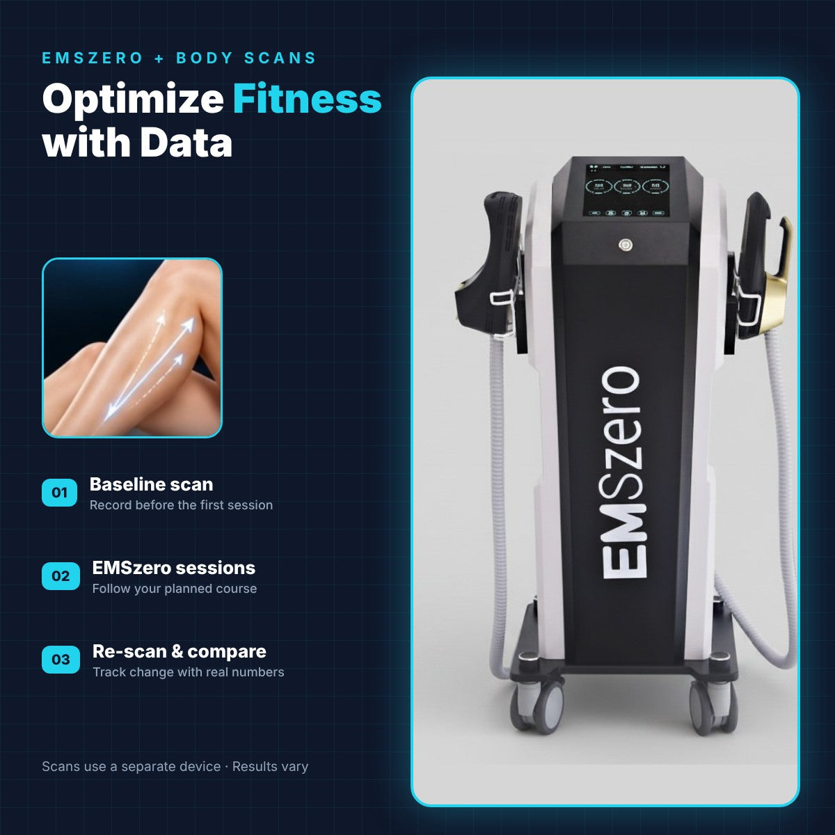 Optimize Fitness with EMSzero Body Composition Scans