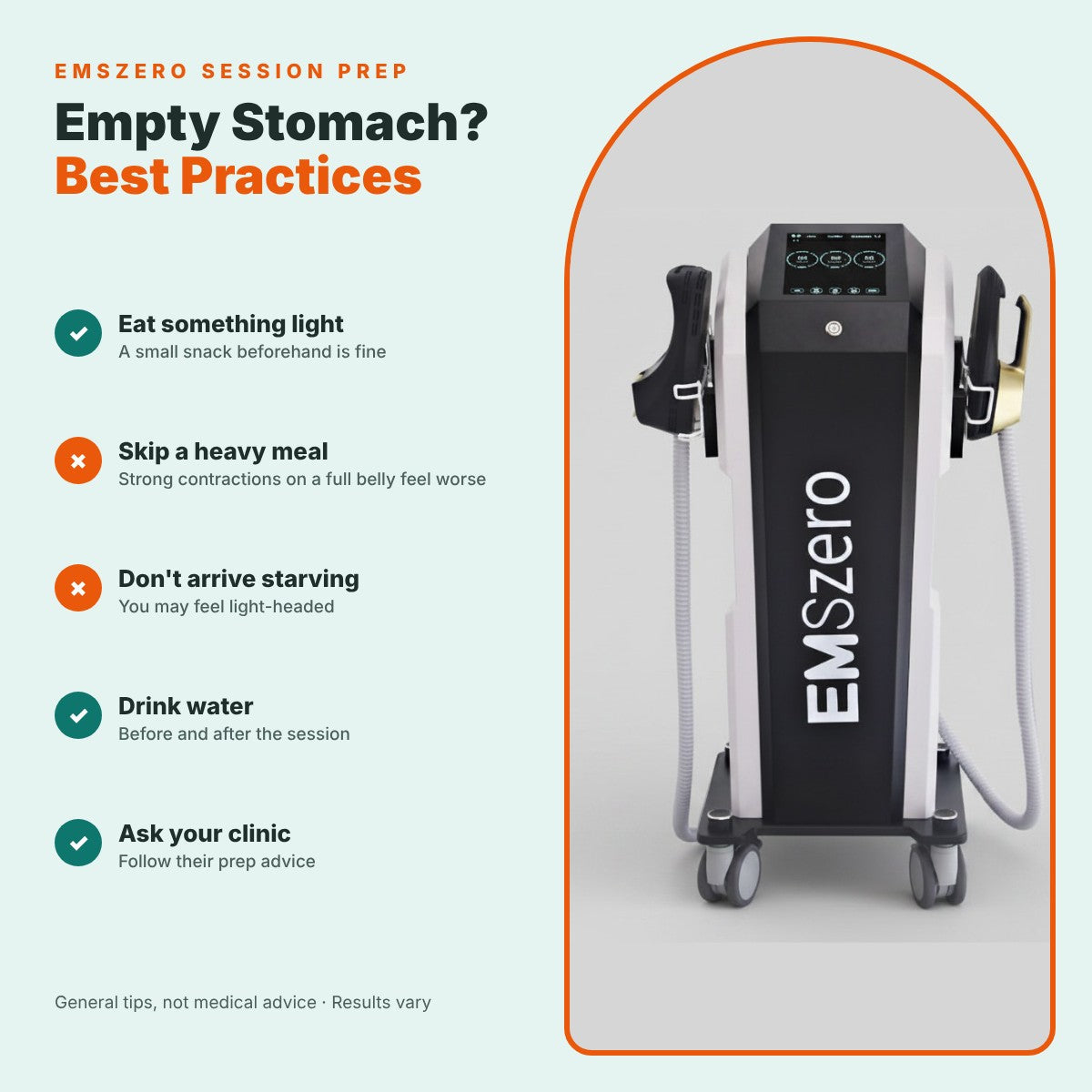 EMSzero on Empty Stomach: Best Practices & Tips