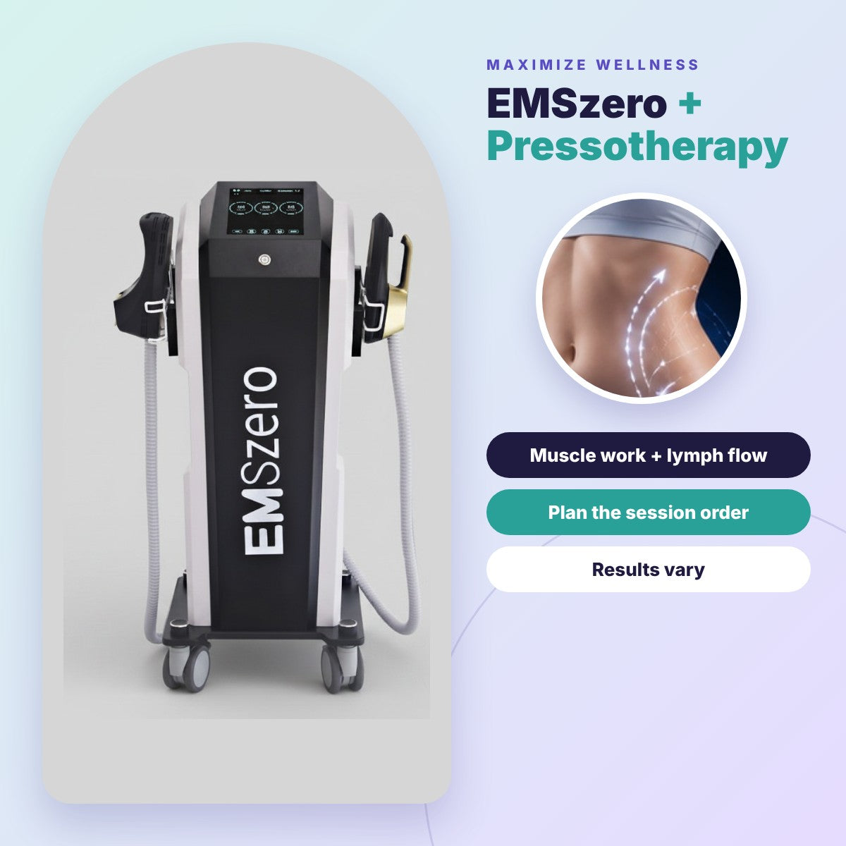 Maximize Wellness: Combining EMSzero & Pressotherapy