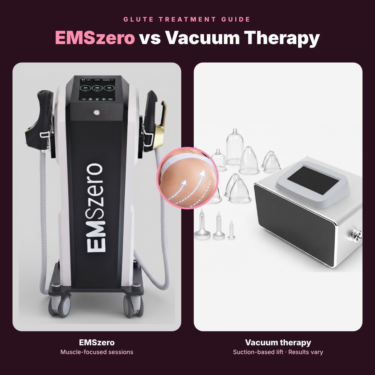 EMSzero vs Vacuum Therapy for Glutes: A Comprehensive Guide
