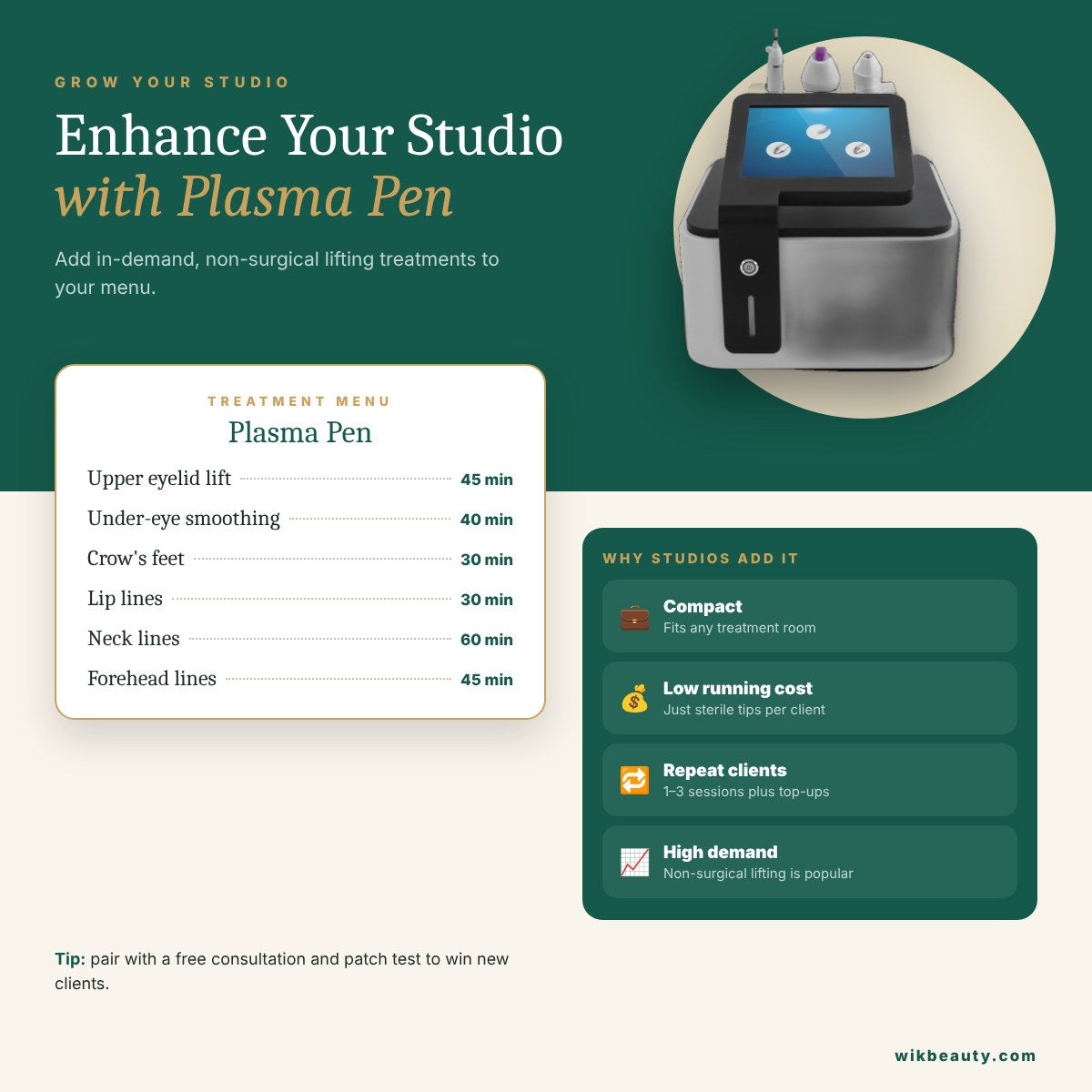 Enhance Your Studio with Plasma Pen Treatments