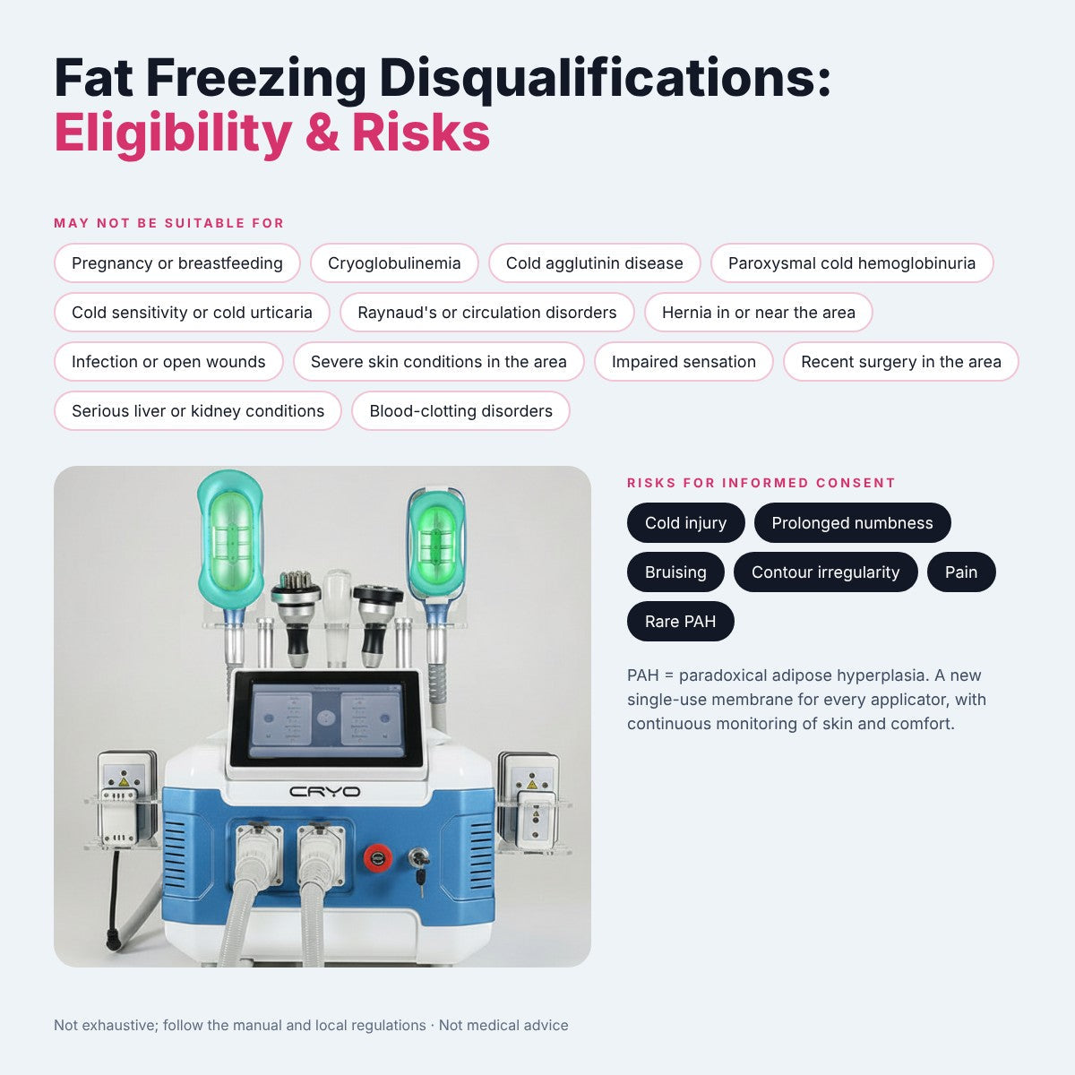 Fat Freezing Disqualifications: Eligibility & Risks