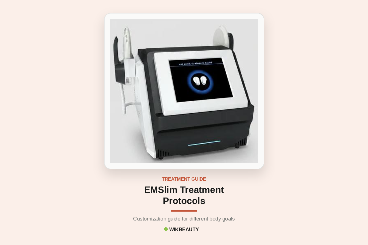 EMSlim treatment protocols cover