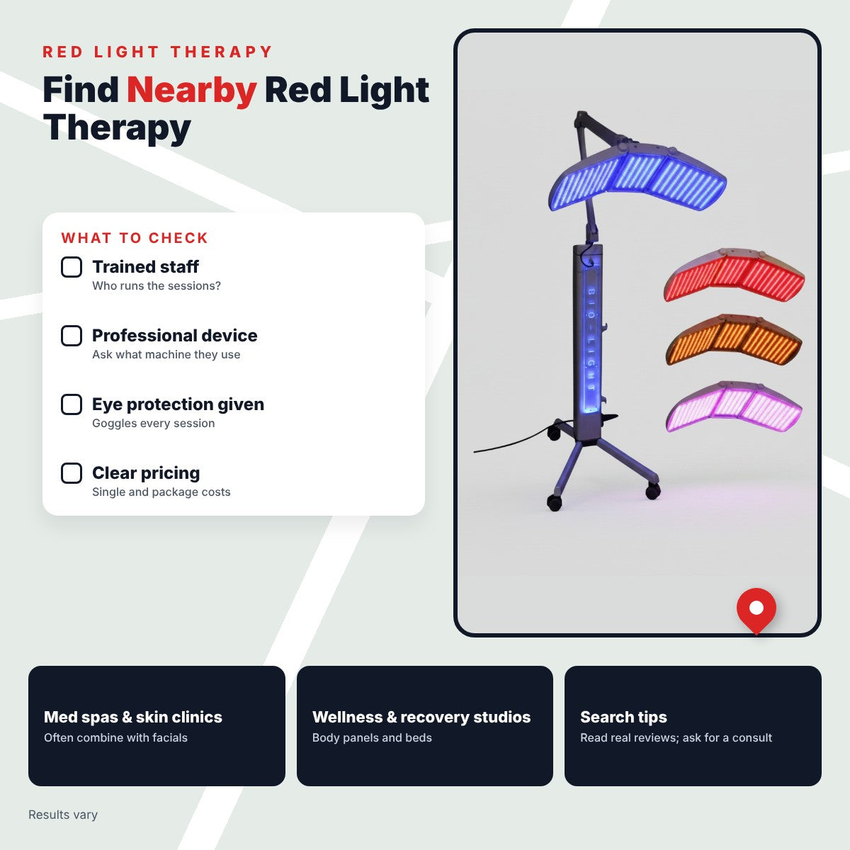 Find Nearby Red Light Therapy: Your Guide to Top Locations