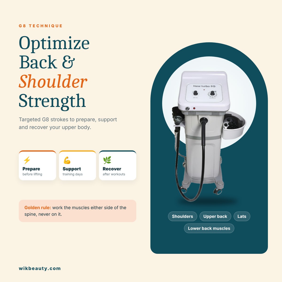 G8 Technique: Optimize Back & Shoulder Strength