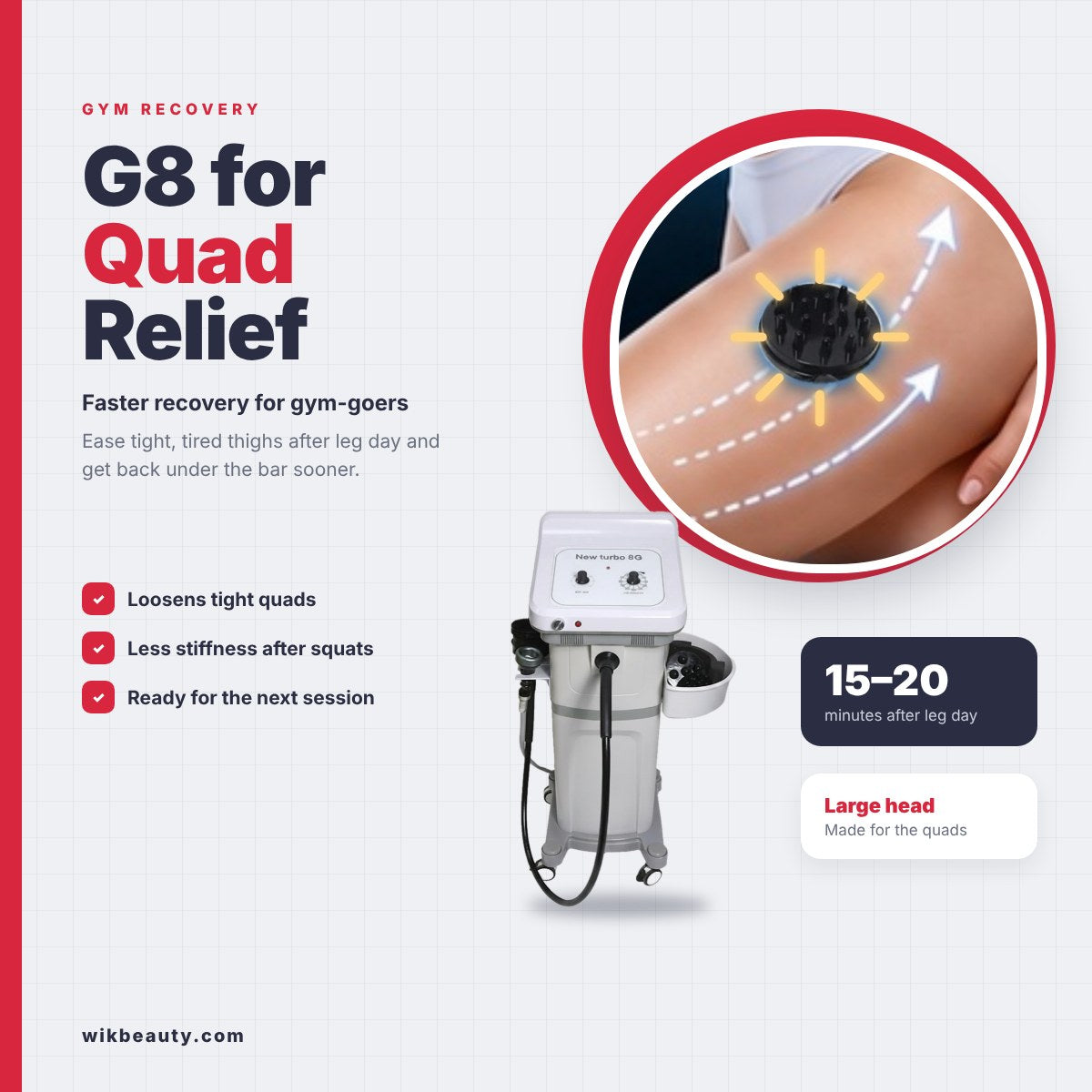 G8 Massage for Gym-Goers: Quad Relief & Recovery