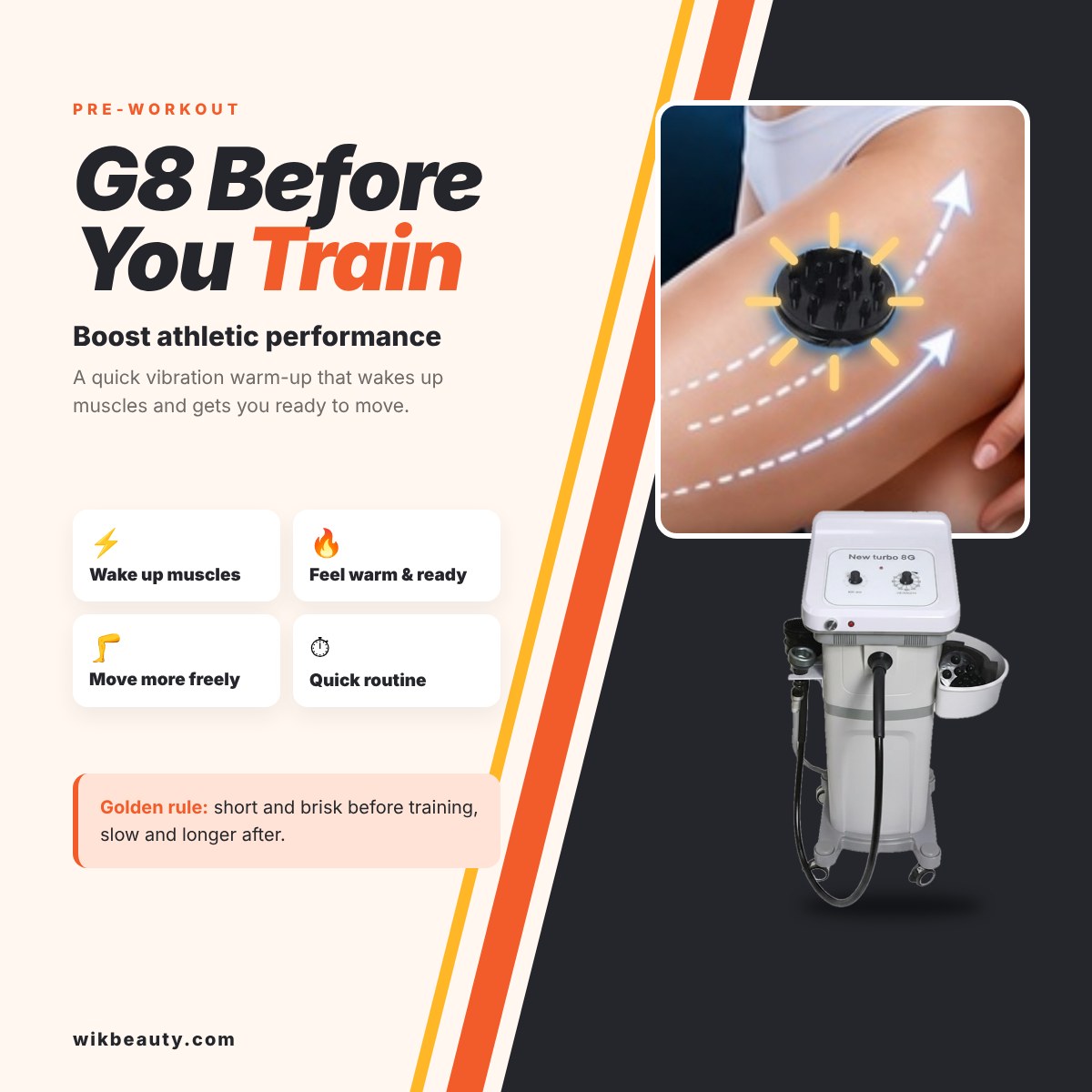 G8 Massage Before Workout: Boost Athletic Performance