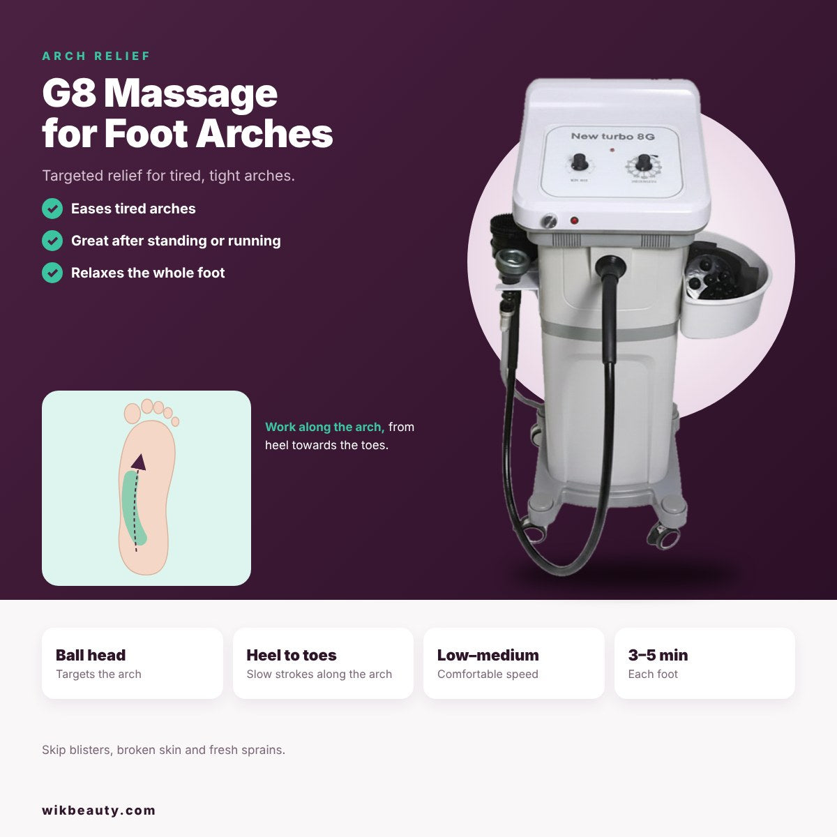 G8 Massage for Foot Arches: Targeted Arch Relief