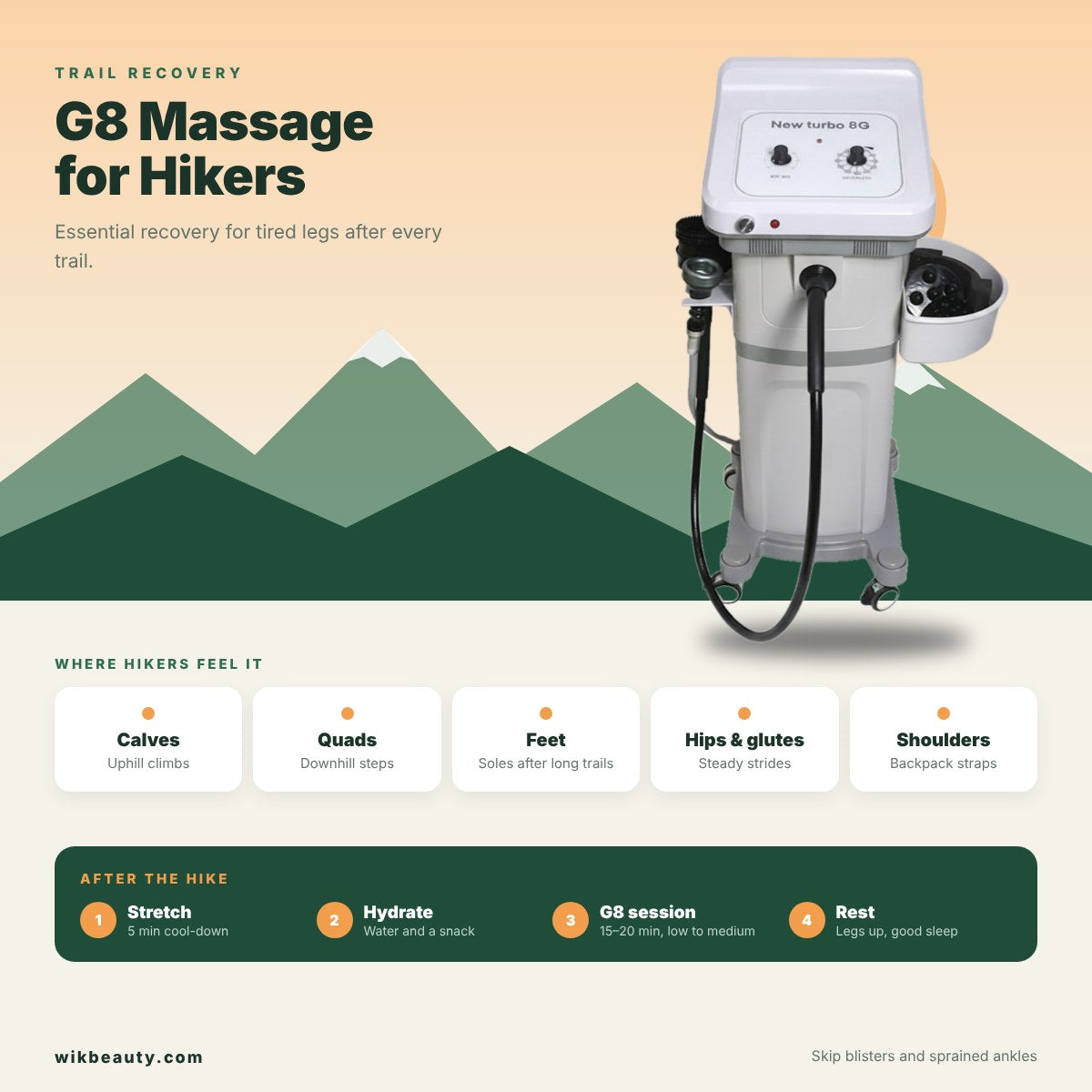 G8 Massage for Hikers: Essential Recovery Guide