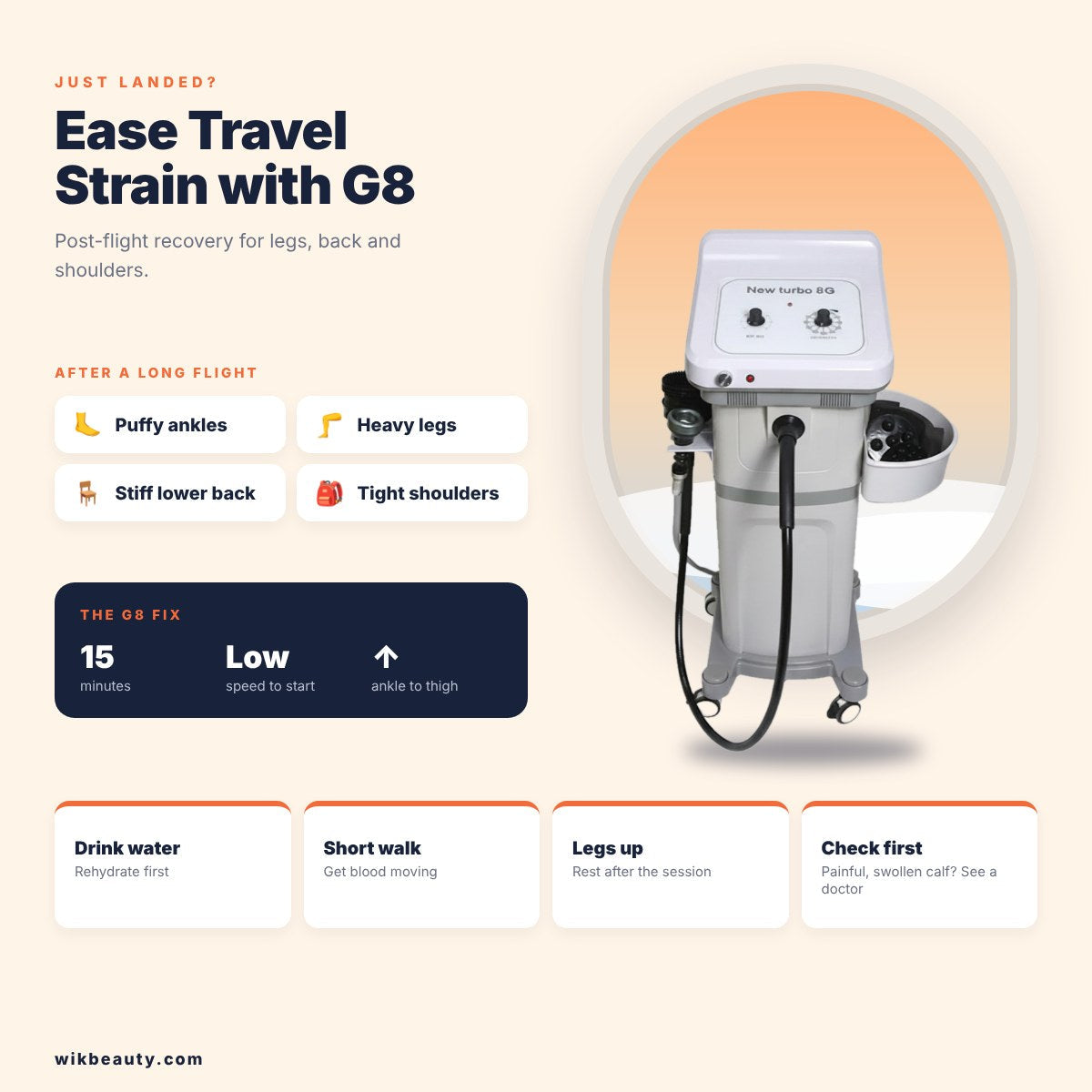 G8 Massage for Post-Flight Recovery: Easing Travel Strain